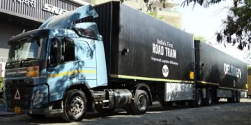India’s first road train unveiled by Volvo Trucks