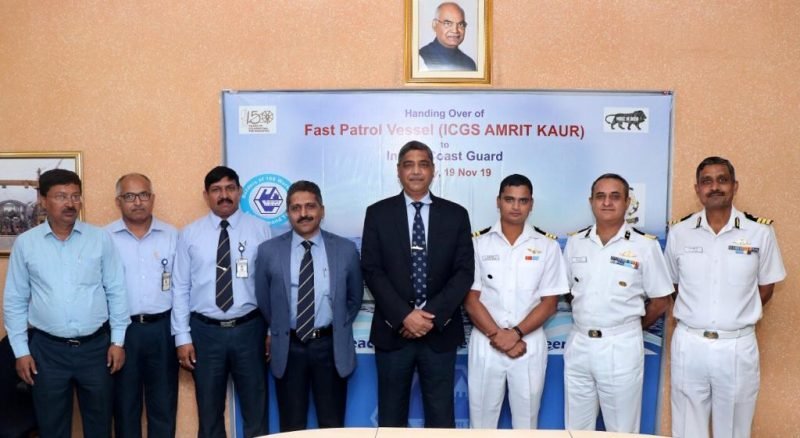 GRSE delivers 102nd Warship