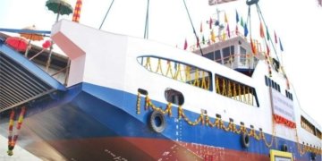 Cochin Shipyard launches second double-ended Ro-Ro ferry