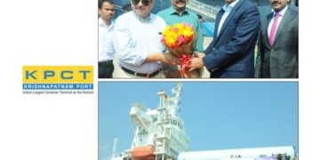 Mammoth windmill arrives at Krishnapatnam Port