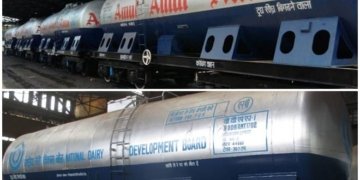 Indian Railways develops Rail Milk Tank Van with big capacity